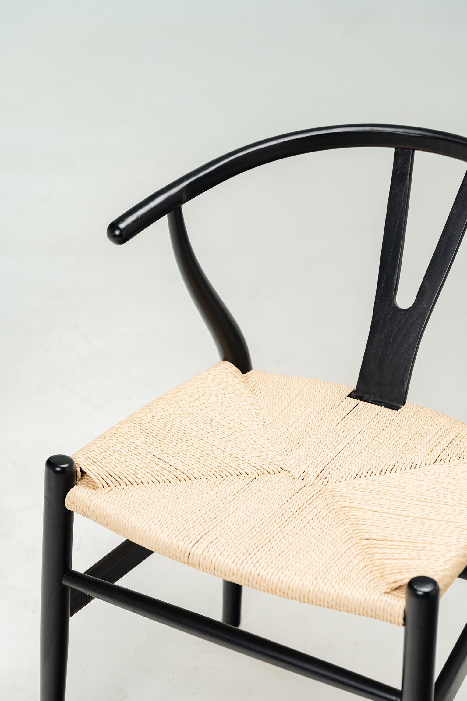 Silla Wishbone Negro