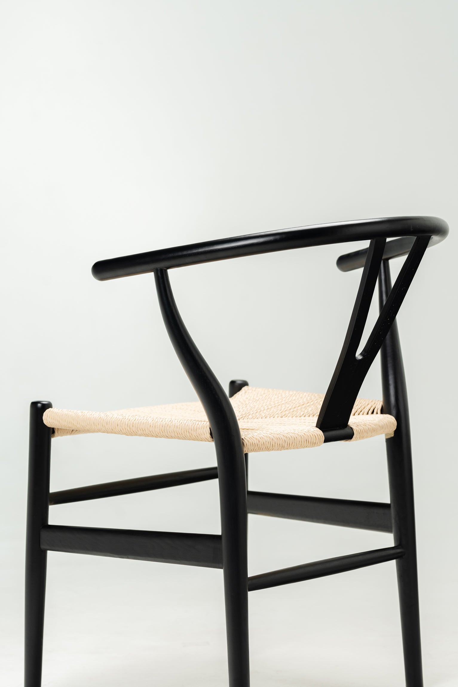 Silla Wishbone Negro