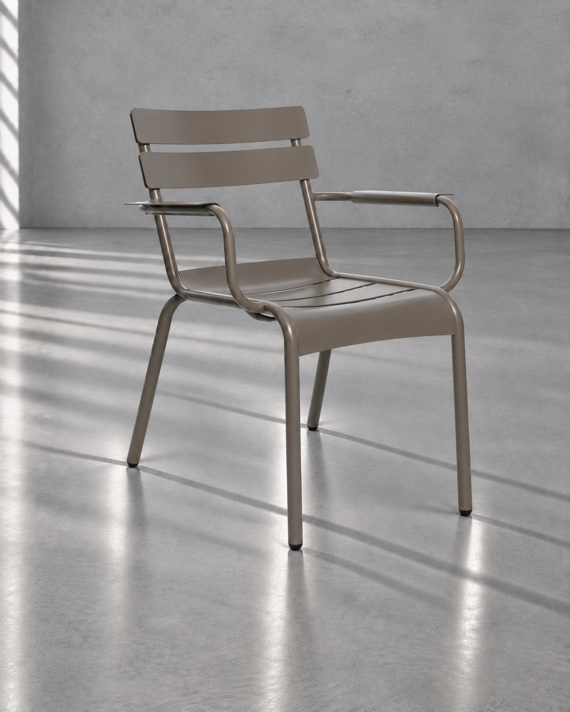 Silla Tek Brazos Gris
