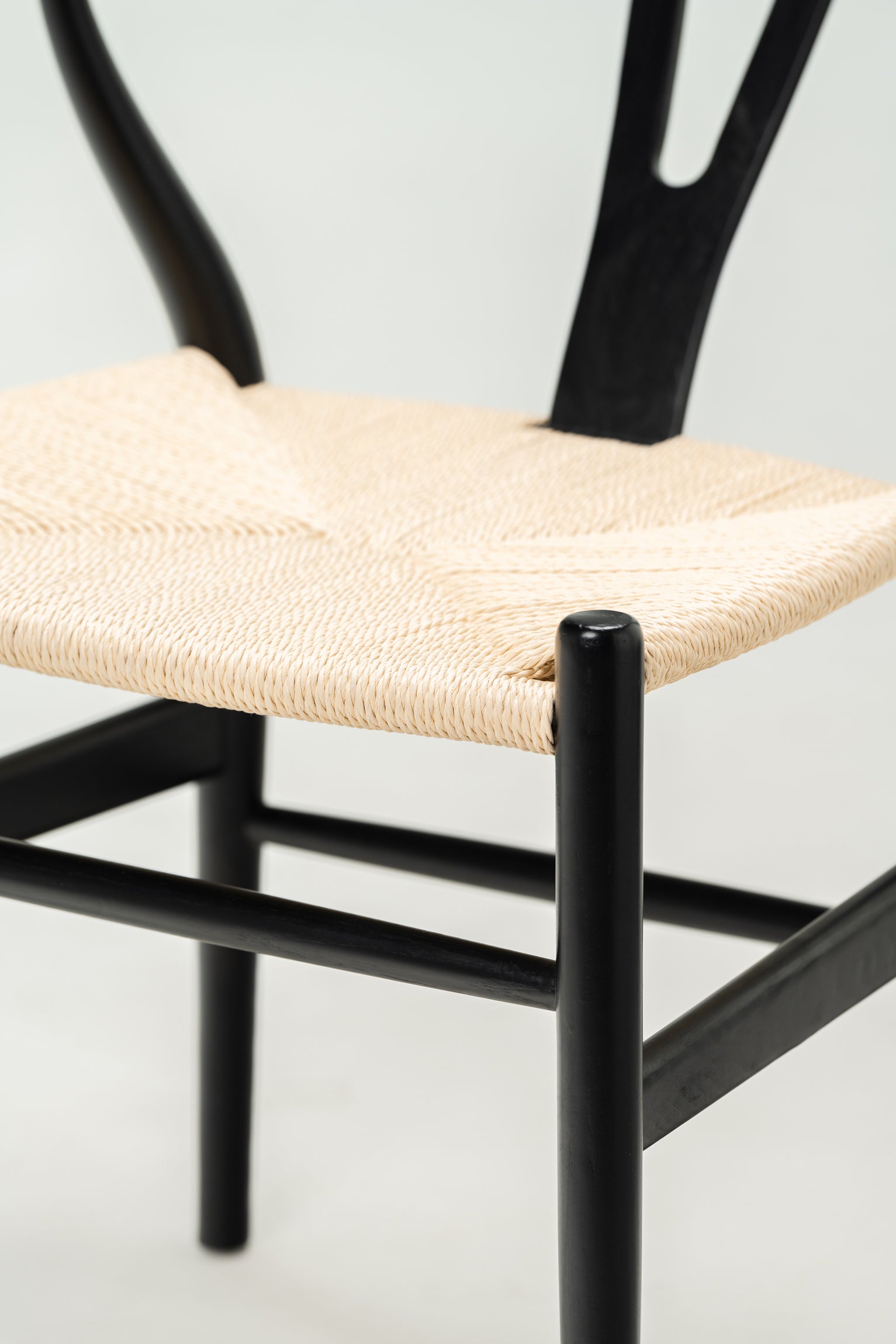 Silla Wishbone Negro
