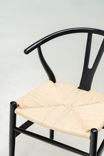 Silla Wishbone Negro