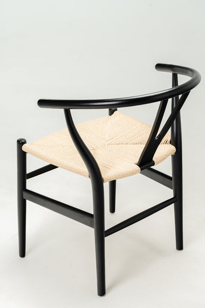 Silla Wishbone Negro