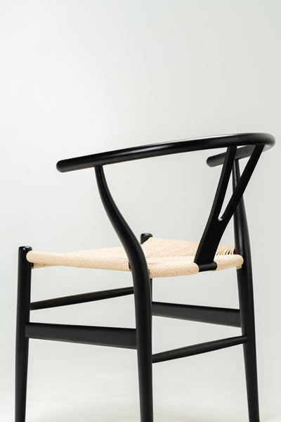 Silla Wishbone Negro