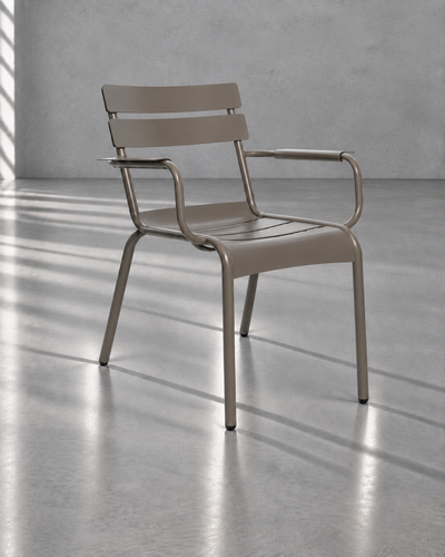 Silla Tek Brazos Gris