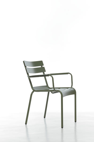 Silla Tek Brazos Verde