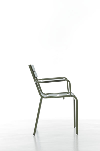Silla Tek Brazos Verde