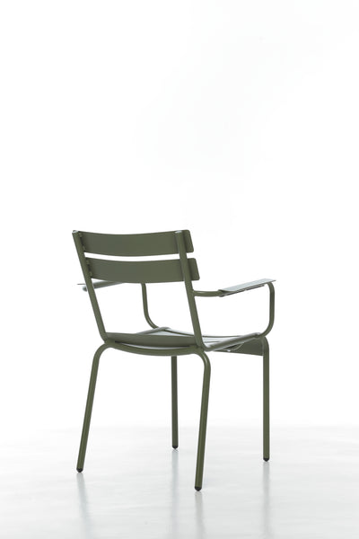 Silla Tek Brazos Verde