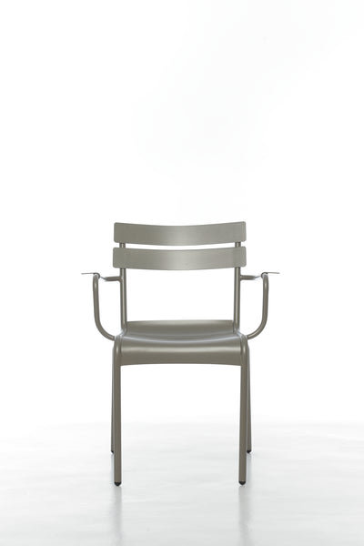 Silla Tek Brazos Gris