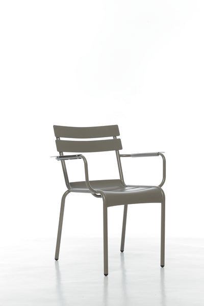 Silla Tek Brazos Gris