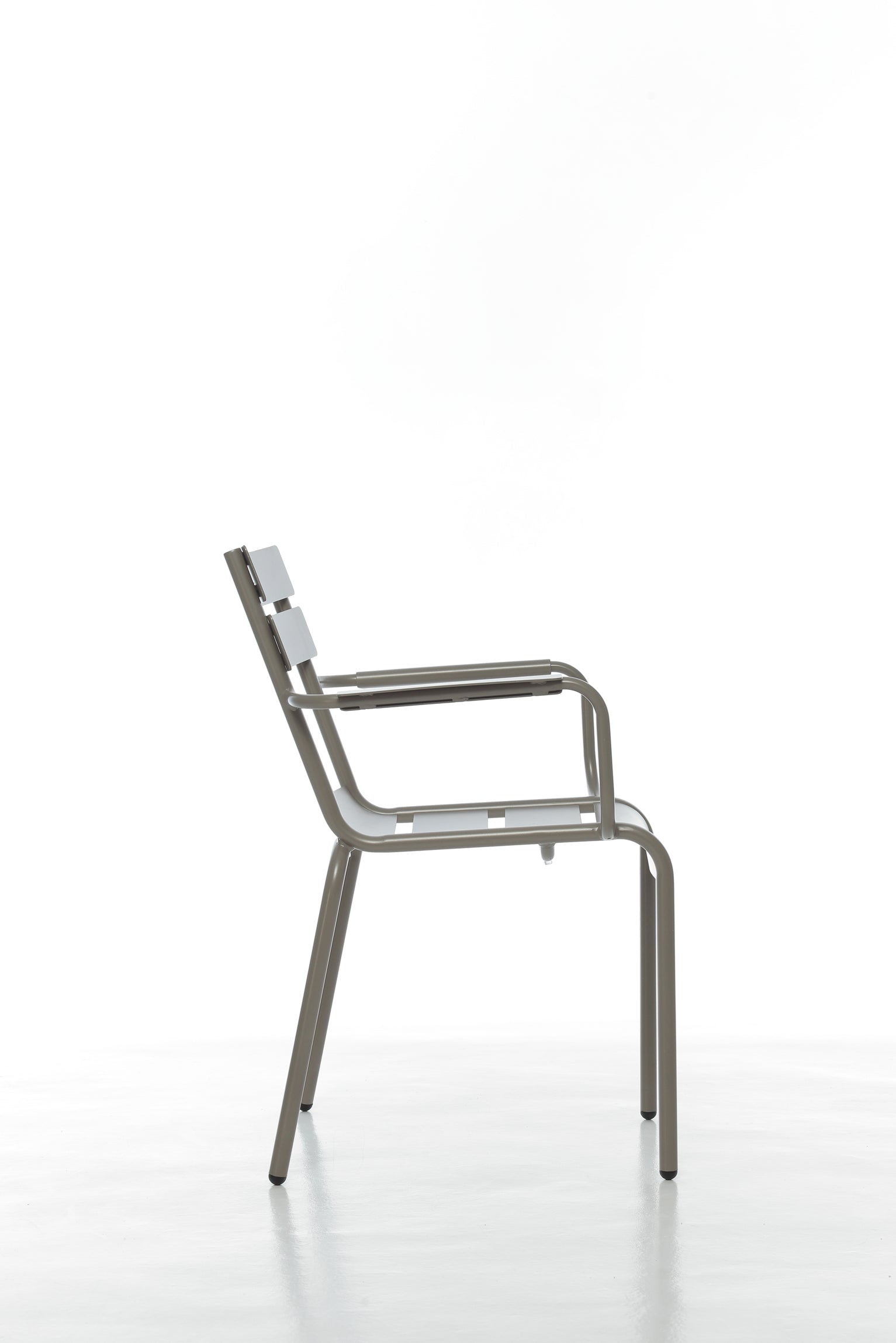 Silla Tek Brazos Gris