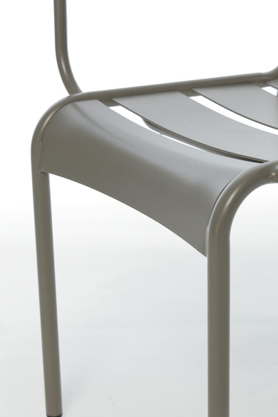 Silla Tek Brazos Gris